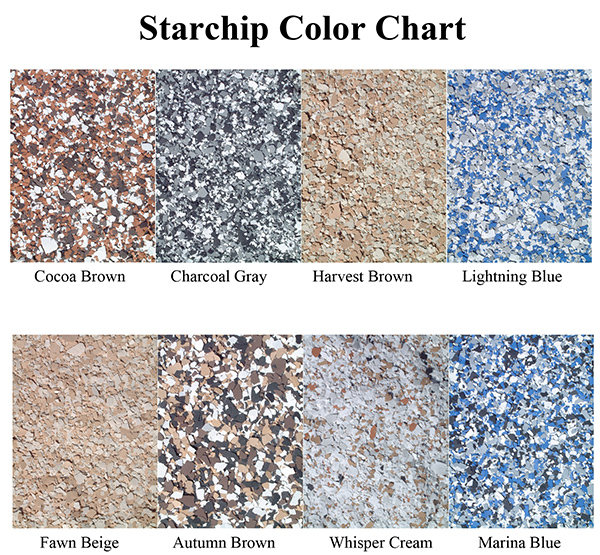 Epoxy Color Chart – Concrete Resurfacing Systems